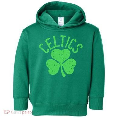 St Patrick's Day Celtics Lucky Shamrock Clover Toddler Hoodie