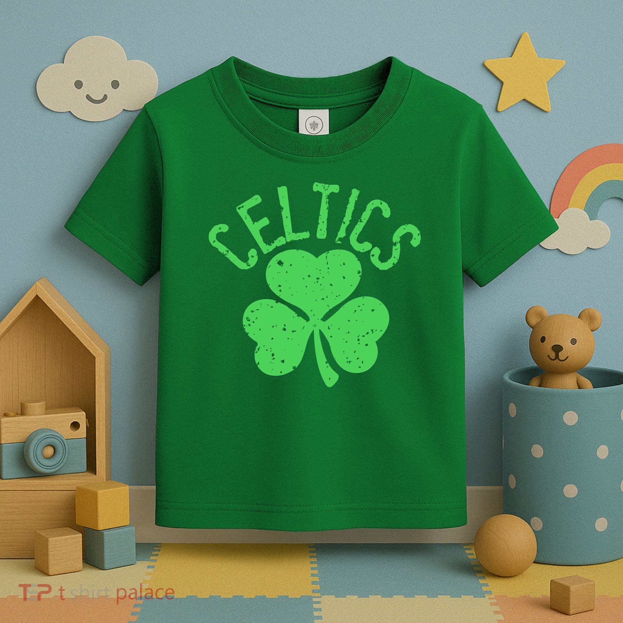 St Patrick's Day Celtics Lucky Shamrock Clover Toddler T-Shirt