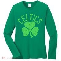 St Patrick's Day Celtics Lucky Shamrock Clover Women's Long Sleeve Shirt thumb 0