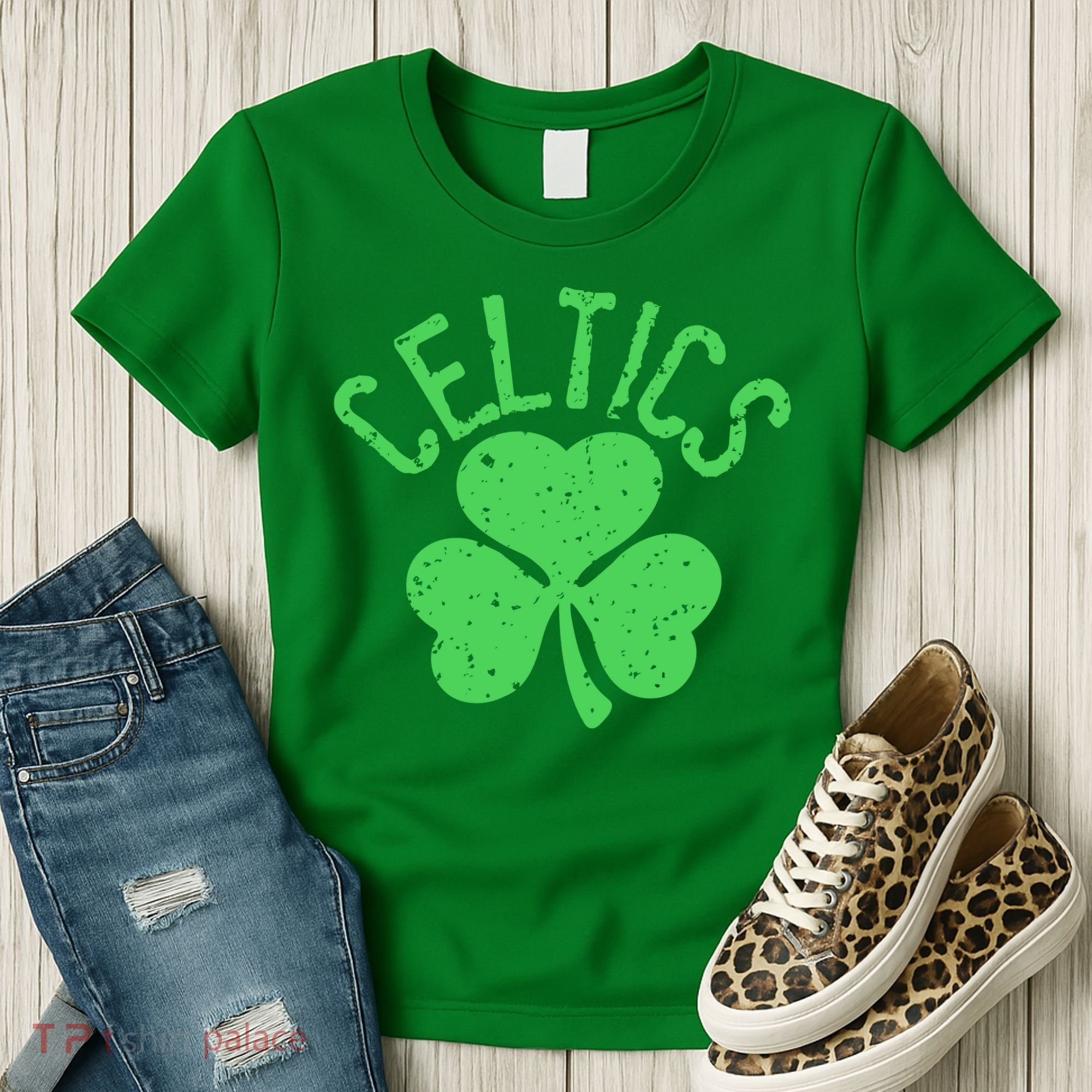 St Patrick's Day Celtics Lucky Shamrock Clover Women's T-Shirt