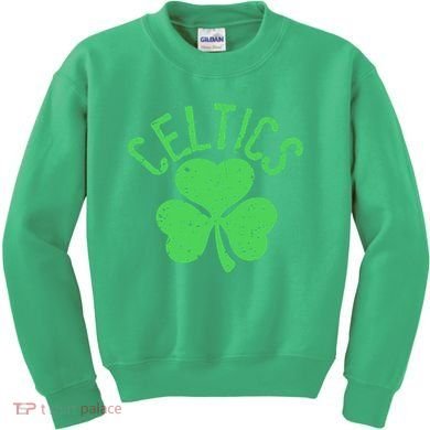 St Patrick's Day Celtics Lucky Shamrock Clover Kids Sweatshirt