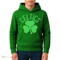 St Patrick's Day Celtics Lucky Shamrock Clover Kids Hoodie thumb 4