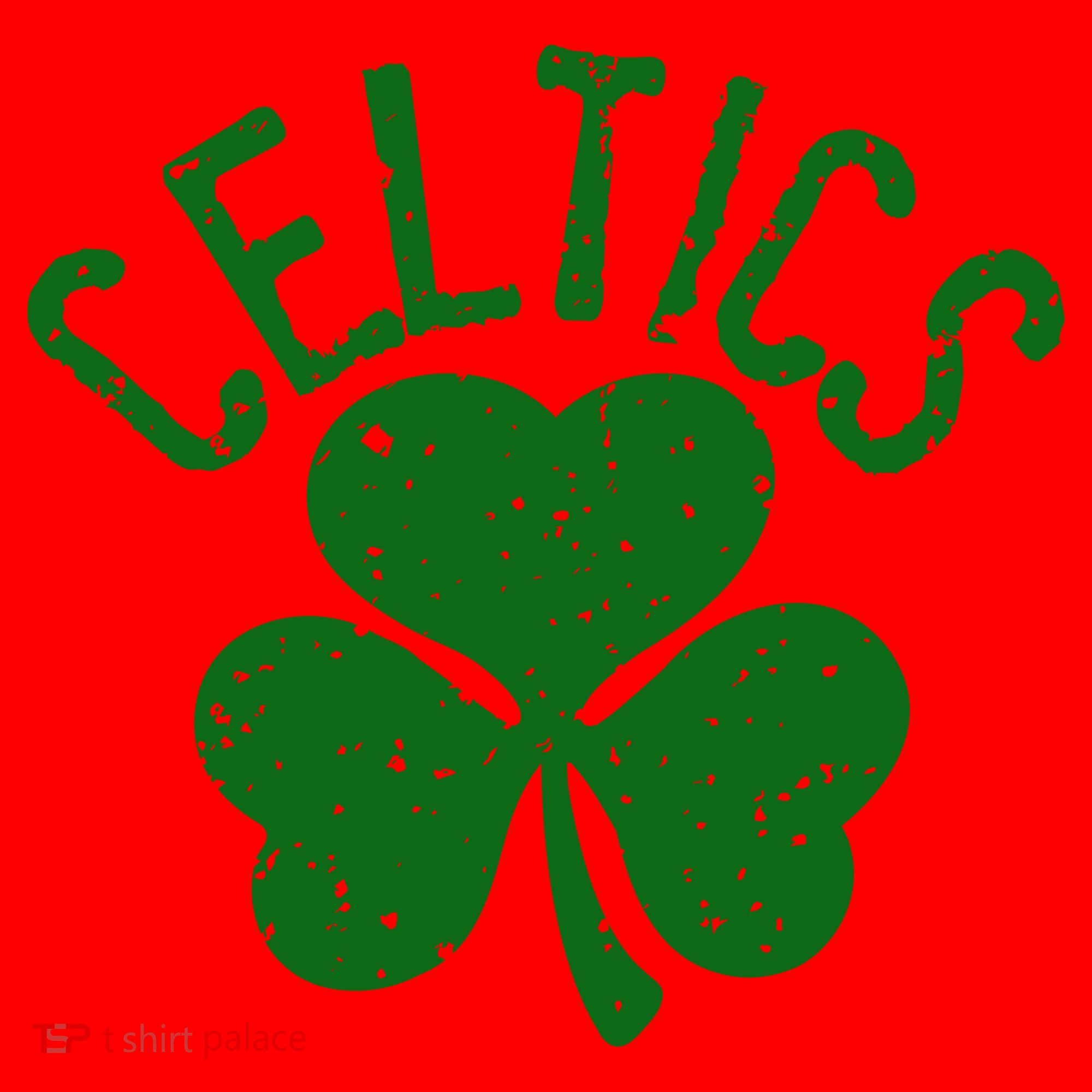 St Patrick's Day Celtics Lucky Shamrock Clover Santa Hat