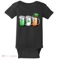 St Patrick's Day Beer Baby Bodysuit thumb 0