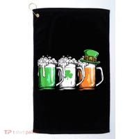 St Patrick's Day Beer Golf Towel thumb 0