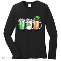 St Patrick's Day Beer Women's Long Sleeve Shirt thumb 0