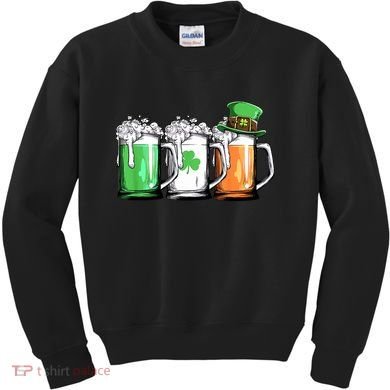 St Patrick's Day Beer Kids Sweatshirt