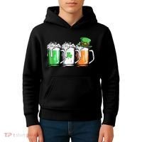 St Patrick's Day Beer Kids Hoodie thumb 4