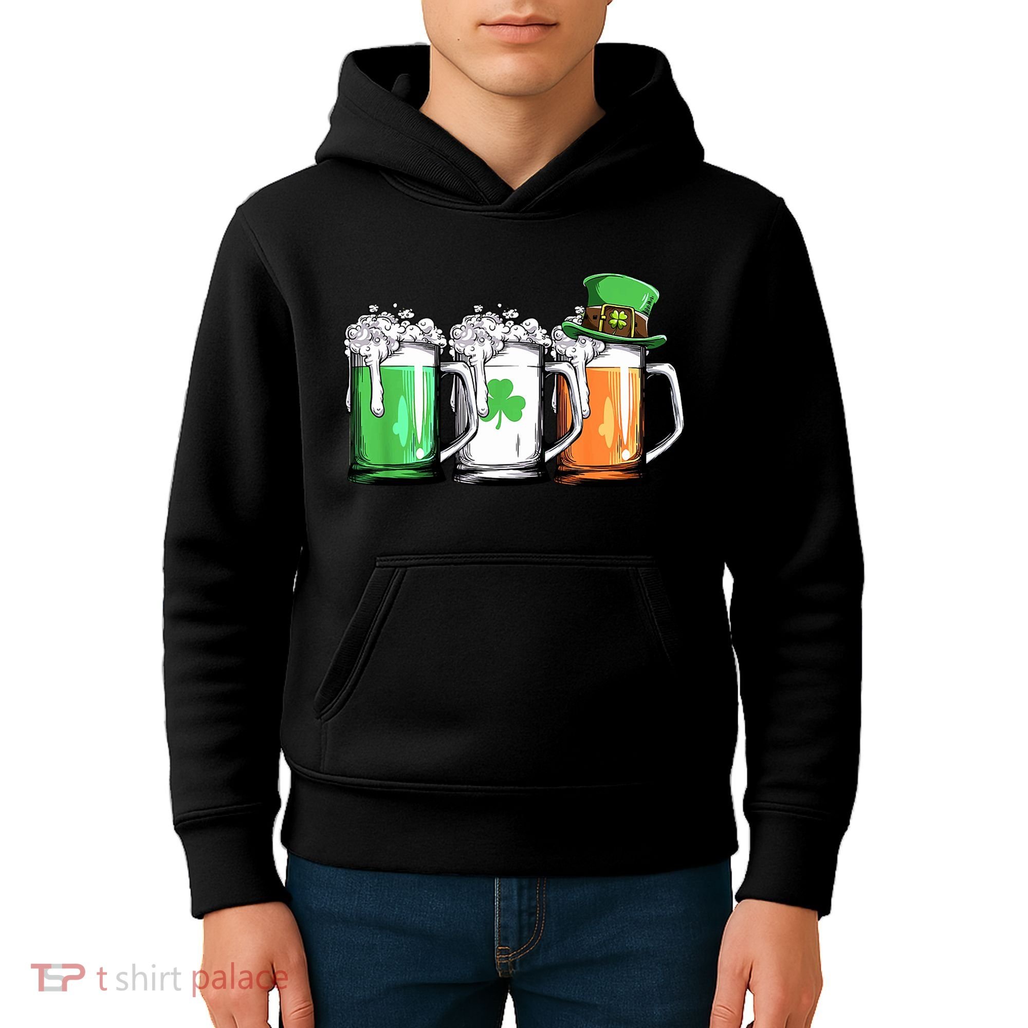St Patrick's Day Beer Kids Hoodie