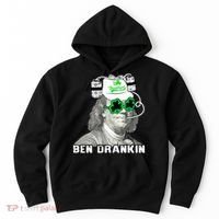 St Patricks Day, Ben Drankin, Funny St Patricks Day, St Patricks Day Drinking Hoodie thumb 0