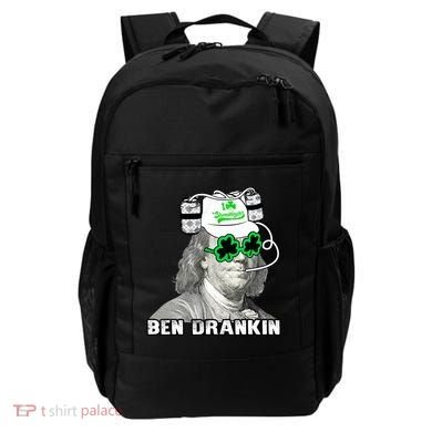 St Patricks Day, Ben Drankin, Funny St Patricks Day, St Patricks Day Drinking Backpack