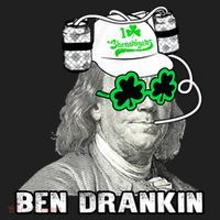 St Patricks Day, Ben Drankin, Funny St Patricks Day, St Patricks Day Drinking Beanie thumb 2