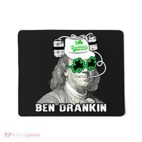 St Patricks Day, Ben Drankin, Funny St Patricks Day, St Patricks Day Drinking Mousepad thumb 0