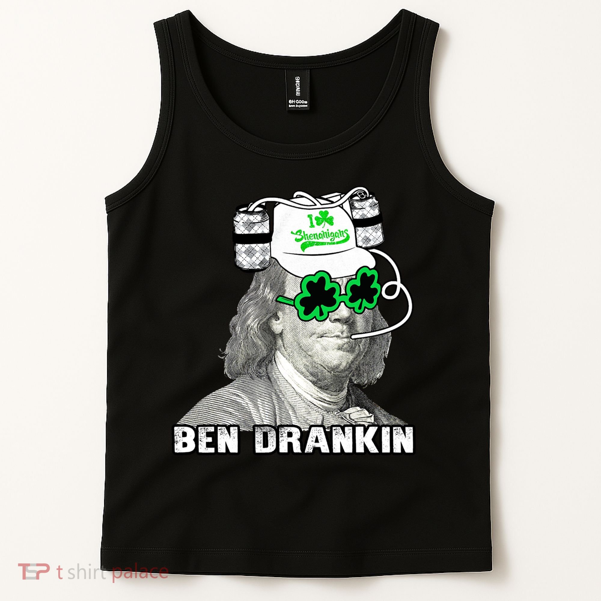 St Patricks Day, Ben Drankin, Funny St Patricks Day, St Patricks Day Drinking Tank Top