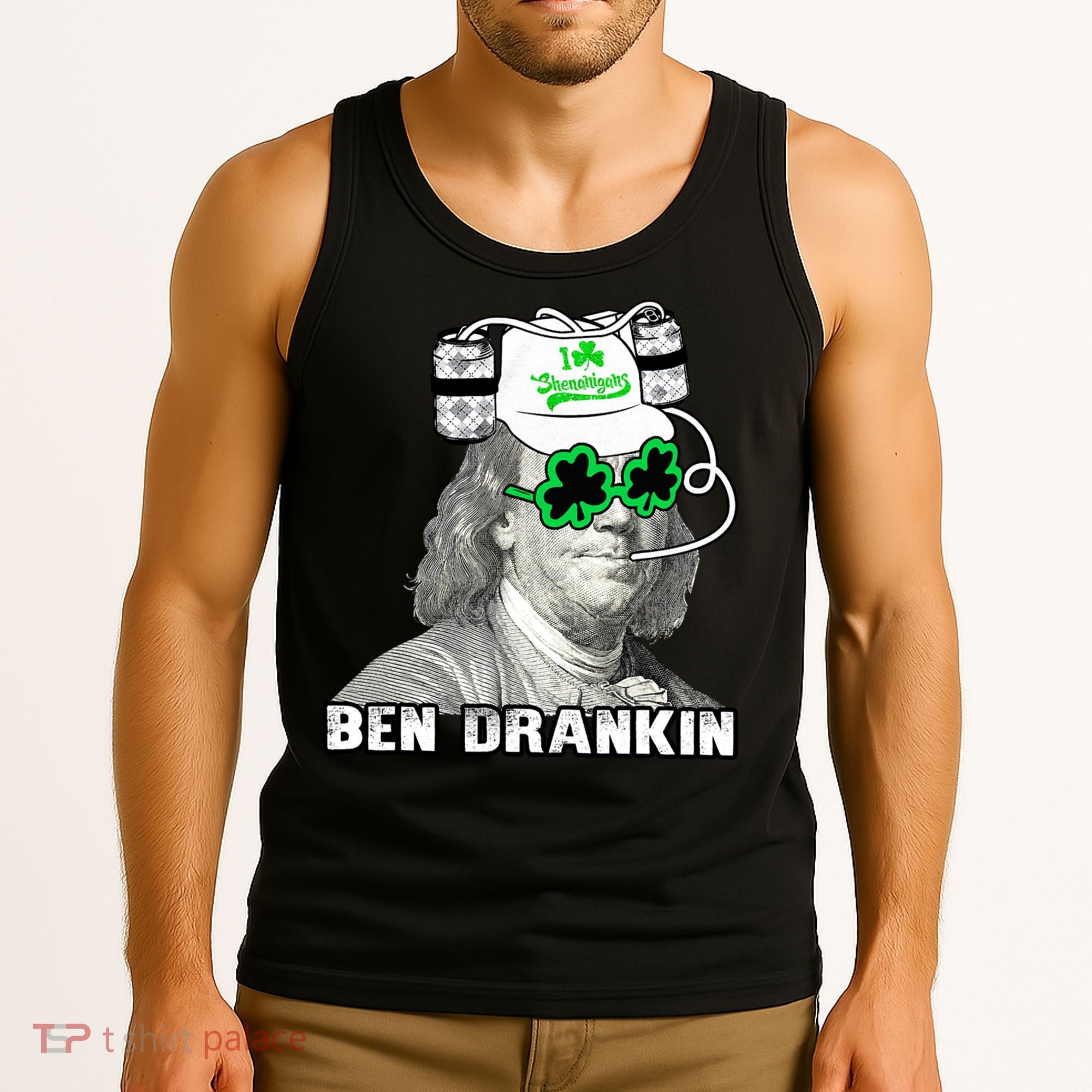 St Patricks Day, Ben Drankin, Funny St Patricks Day, St Patricks Day Drinking Tank Top