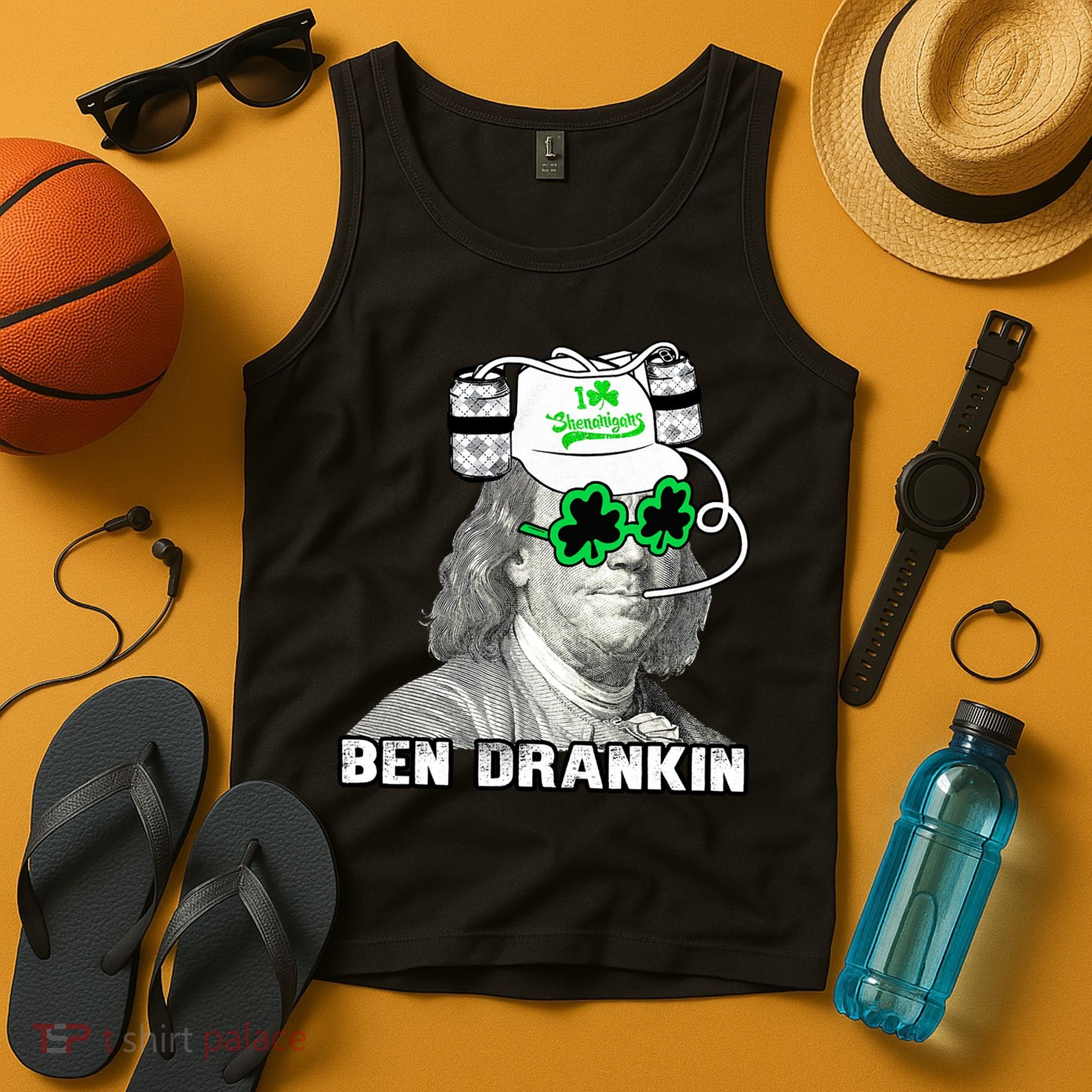 St Patricks Day, Ben Drankin, Funny St Patricks Day, St Patricks Day Drinking Tank Top