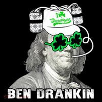 St Patricks Day, Ben Drankin, Funny St Patricks Day, St Patricks Day Drinking Visor thumb 3