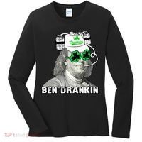 St Patricks Day, Ben Drankin, Funny St Patricks Day, St Patricks Day Drinking Women's Long Sleeve Shirt thumb 0