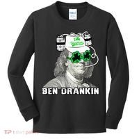 St Patricks Day, Ben Drankin, Funny St Patricks Day, St Patricks Day Drinking Kids Long Sleeve Shirt thumb 0
