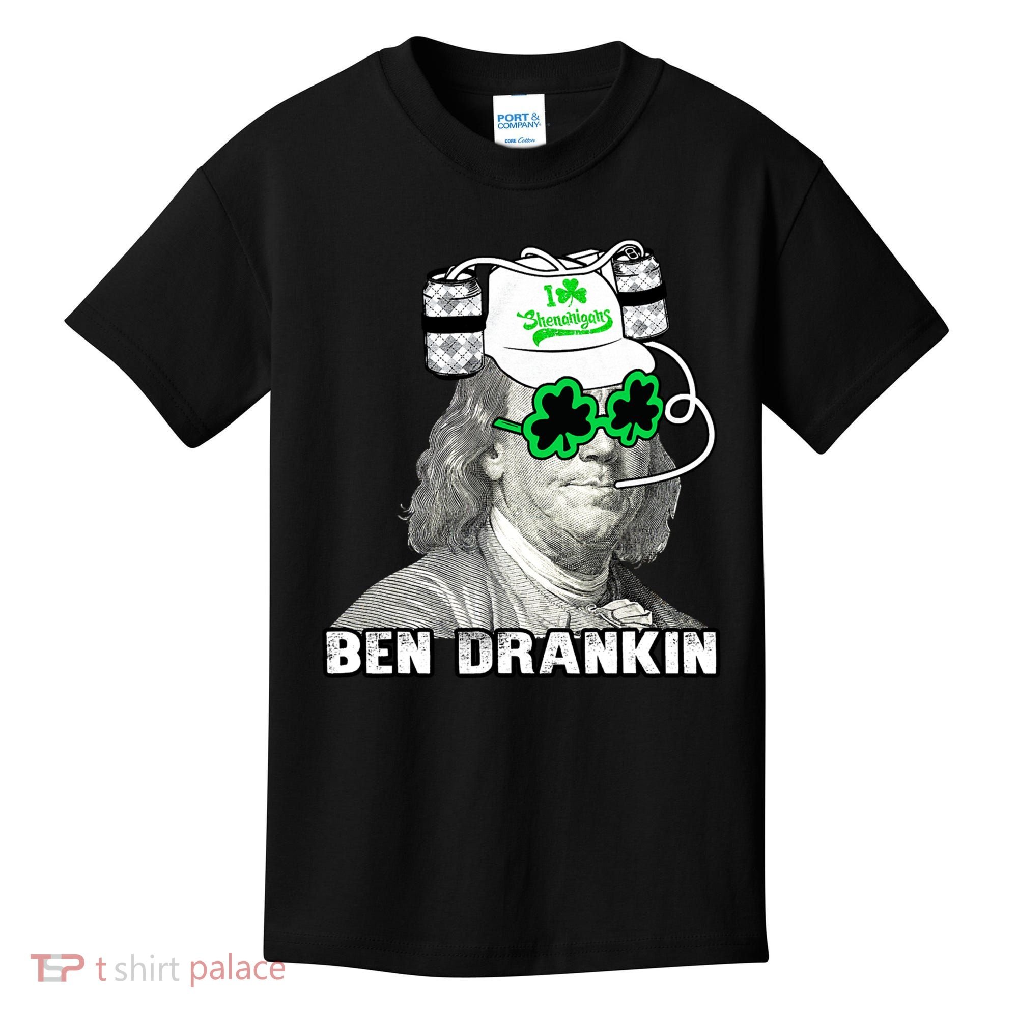 St Patricks Day, Ben Drankin, Funny St Patricks Day, St Patricks Day Drinking Kids T-Shirt