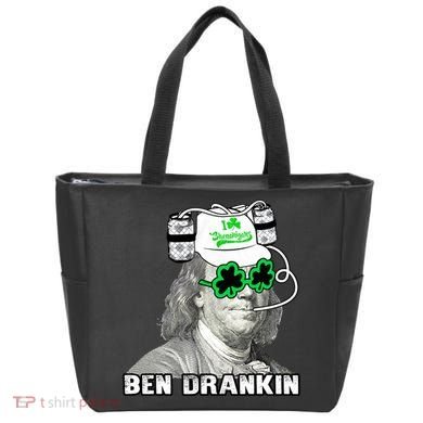 St Patricks Day, Ben Drankin, Funny St Patricks Day, St Patricks Day Drinking Tote Bag