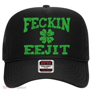 St Patricks Day Feckin Eejit Funny Irish Drinking Gift Hat