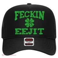 St Patricks Day Feckin Eejit Funny Irish Drinking Gift Hat thumb 0