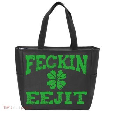 St Patricks Day Feckin Eejit Funny Irish Drinking Gift Bag