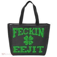 St Patricks Day Feckin Eejit Funny Irish Drinking Gift Tote Bag thumb 0