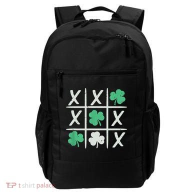 St Patrick's Day Tic Tac Toe Lucky Shamrock Backpack