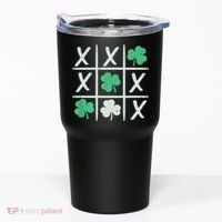 St Patrick's Day Tic Tac Toe Lucky Shamrock Tumbler thumb 0