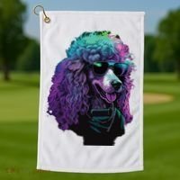 Standard Poodle Dogs Standard Poodles Golf Towel thumb 1