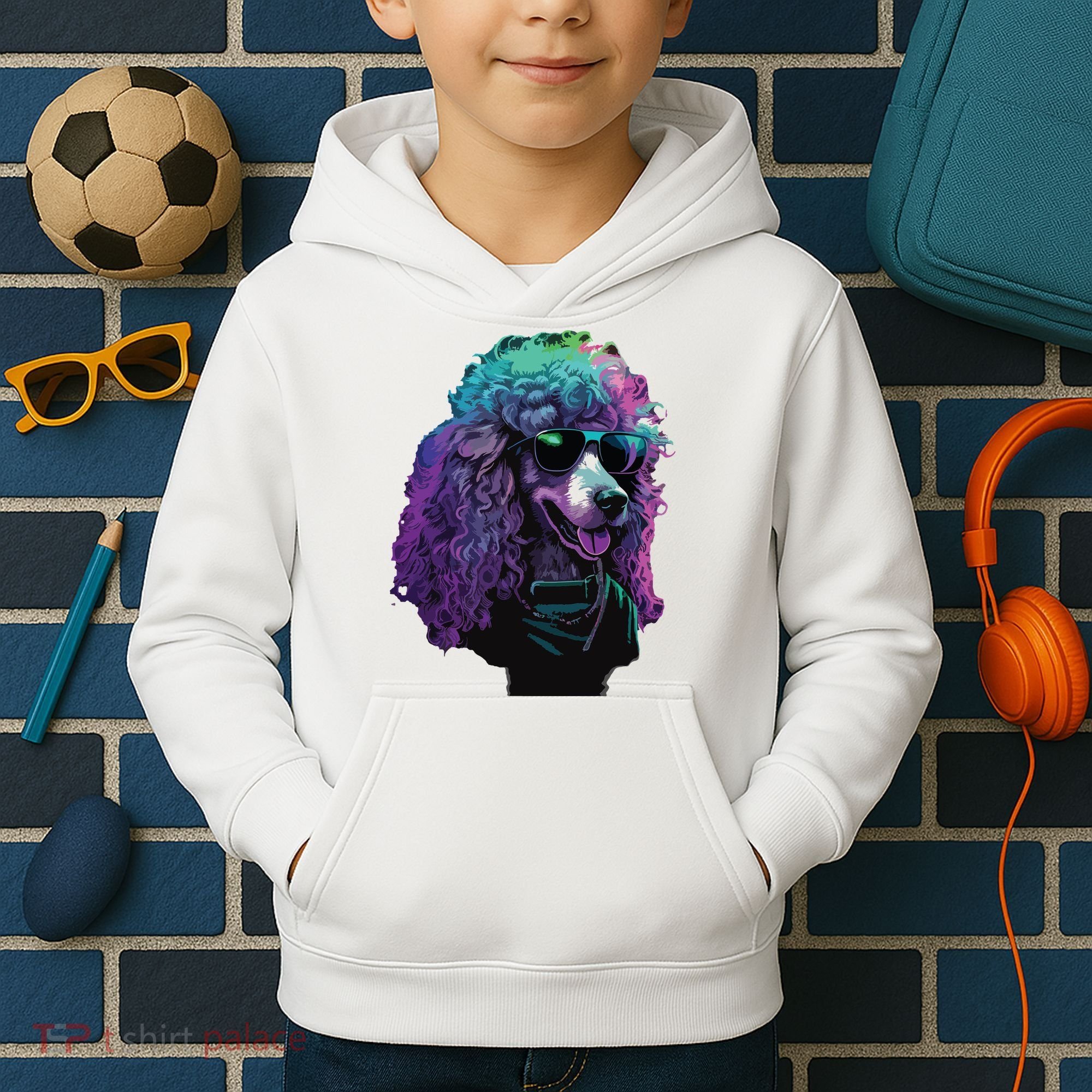 Standard Poodle Dogs Standard Poodles Kids Hoodie