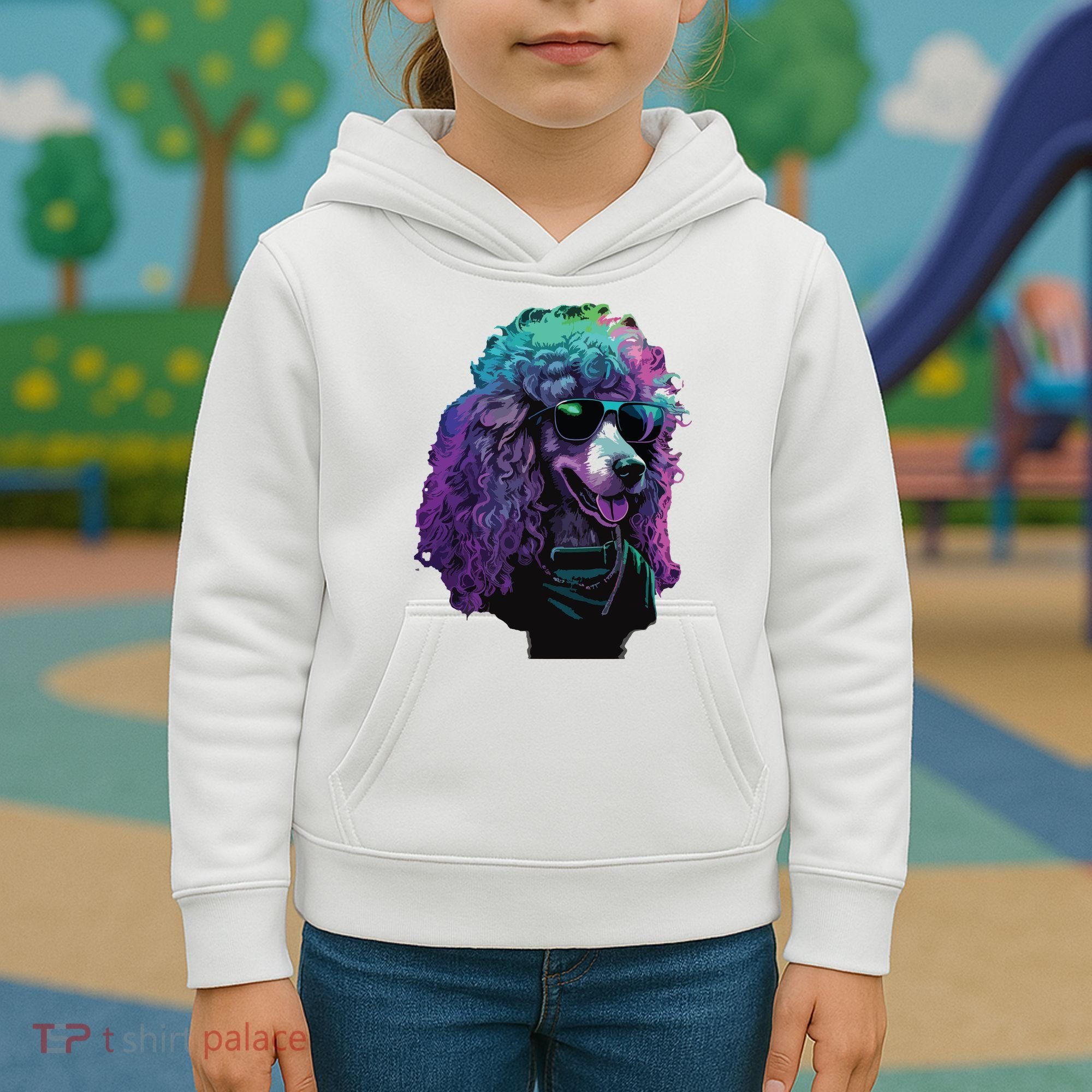 Standard Poodle Dogs Standard Poodles Kids Hoodie
