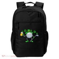 St Patricks Day Golf Golfing Irish Golfer Beer Humor Backpack thumb 0