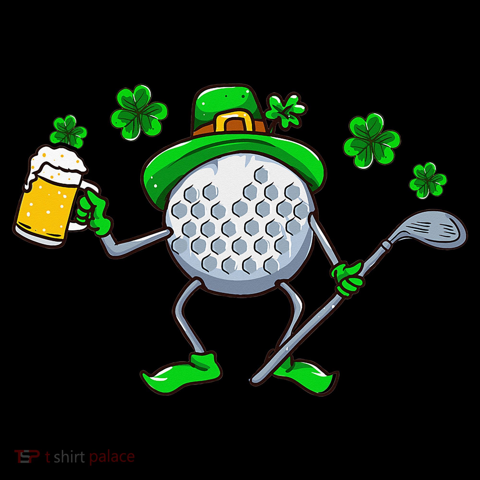 St Patricks Day Golf Golfing Irish Golfer Beer Humor Visor