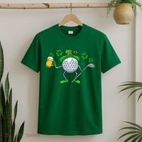 St Patricks Day Golf Golfing Irish Golfer Beer Humor T-Shirt thumb 2