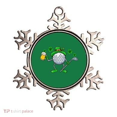 St Patricks Day Golf Golfing Irish Golfer Beer Humor Ornament