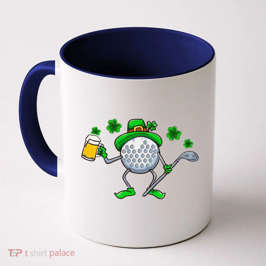 St Patricks Day Golf Golfing Irish Golfer Beer Humor Coffee Mug