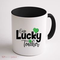 St Patricks Day One Lucky Teacher Coffee Mug thumb 1