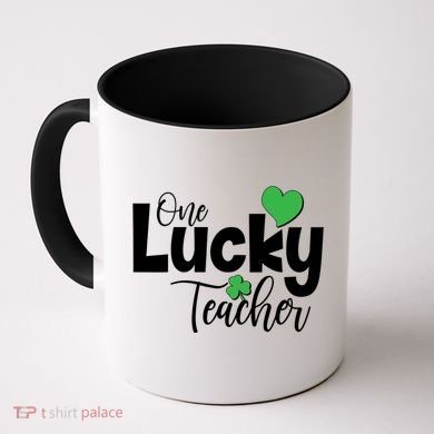 St Patricks Day One Lucky Teacher Coffee Mug