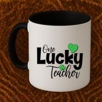 St Patricks Day One Lucky Teacher Coffee Mug thumb 2
