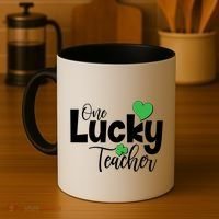 St Patricks Day One Lucky Teacher Coffee Mug thumb 4