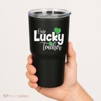 St Patricks Day One Lucky Teacher Tumbler thumb 2