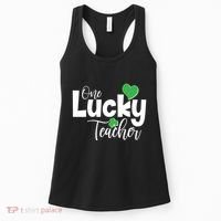St Patricks Day One Lucky Teacher Women's Tank Top thumb 0