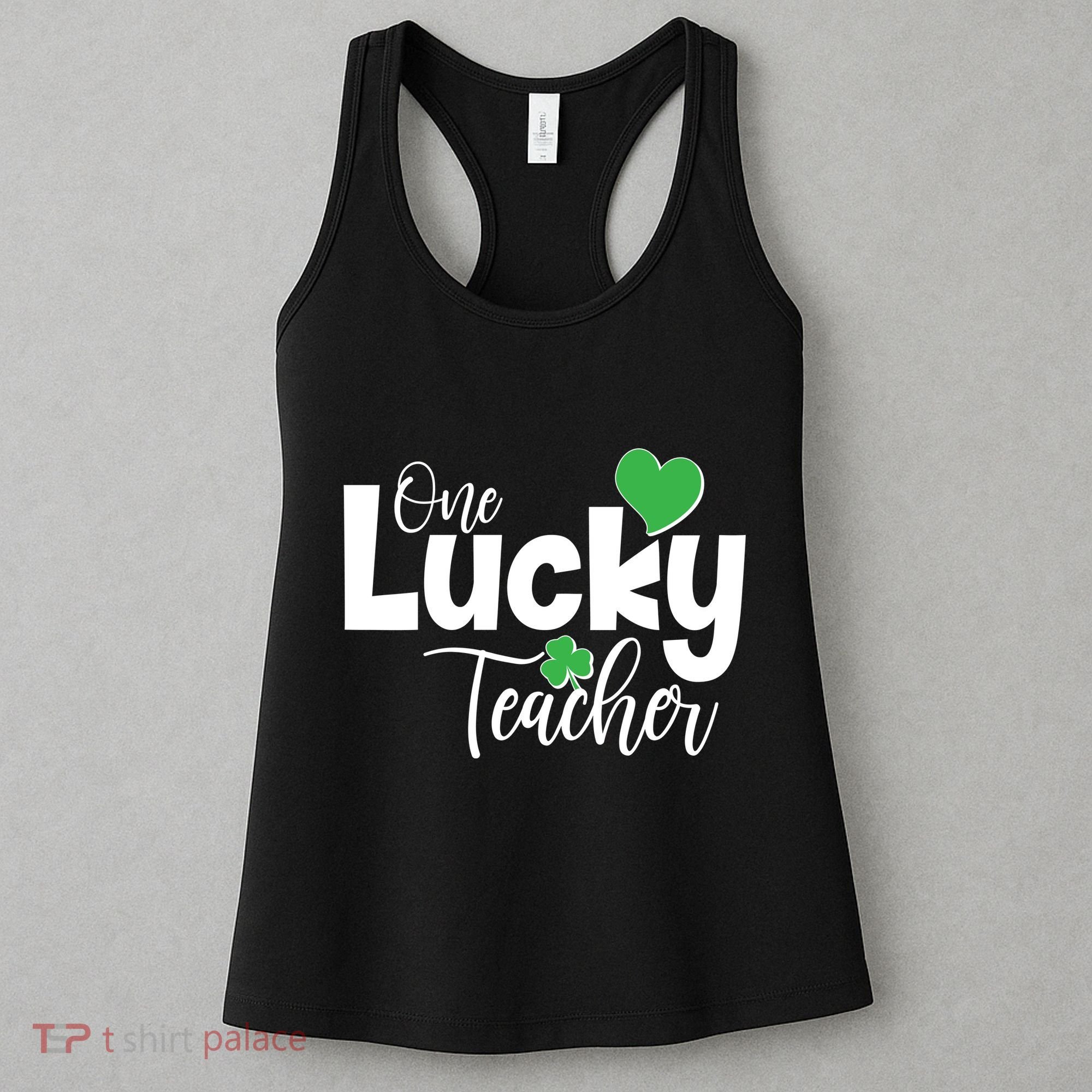 St Patricks Day One Lucky Teacher Women's Tank Top