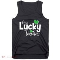 St Patricks Day One Lucky Teacher Tank Top thumb 0