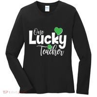 St Patricks Day One Lucky Teacher Women's Long Sleeve Shirt thumb 0
