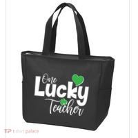 St Patricks Day One Lucky Teacher Tote Bag thumb 3