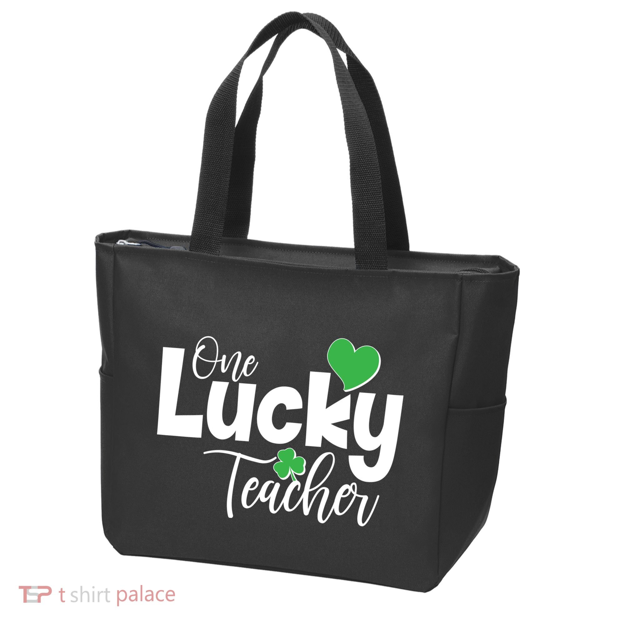 St Patricks Day One Lucky Teacher Tote Bag